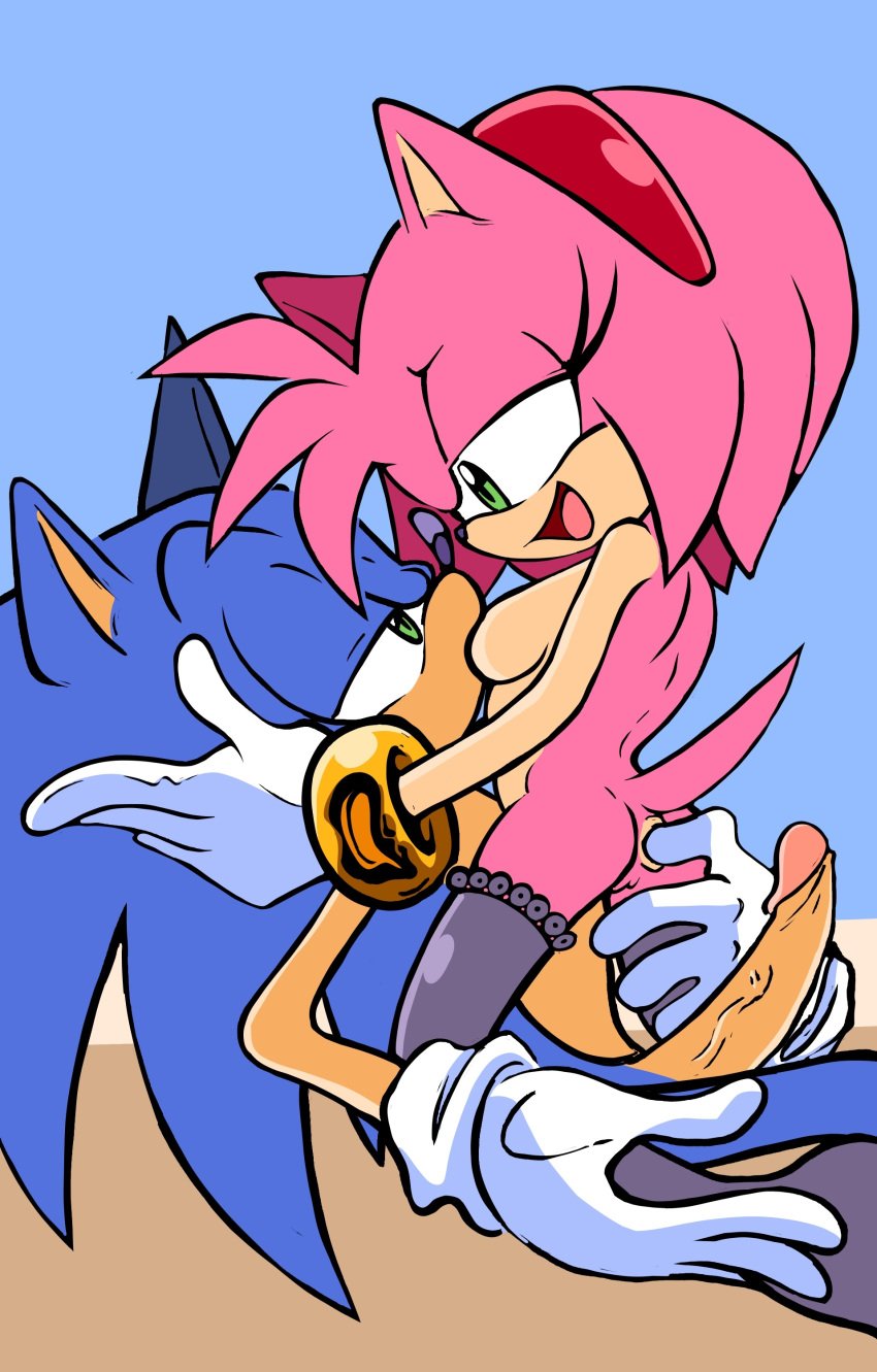 киска - 1boy 1girl amy rose анальный анальный фингеринг уши животных нос жи...